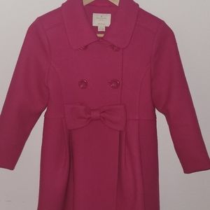 Kate Spade Pea Coat Pink Size 12 Girls